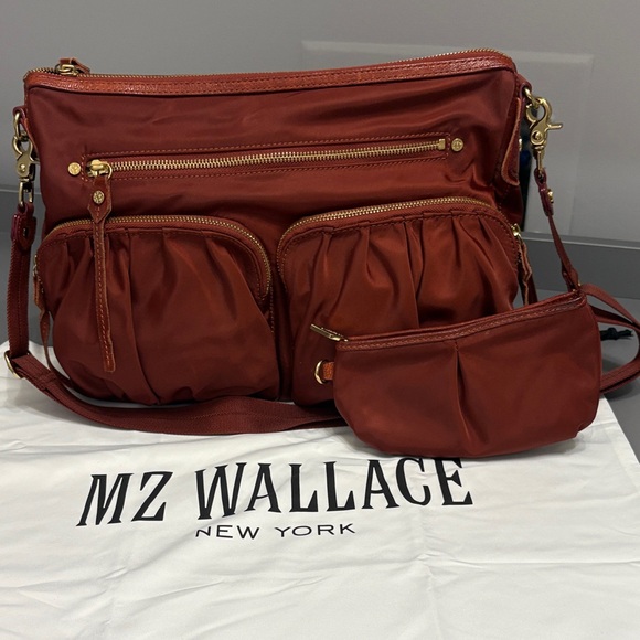 MZ Wallace Paige Red Crossbody Bag - Picture 3 of 10
